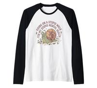 Je Fais Une Promenade Stupide pour Mon Stupide Cerveau et santé mentale Snail 3 Manche Raglan