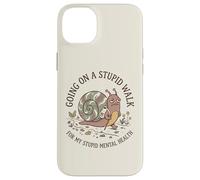 Je Fais Une Promenade Stupide pour Mon Stupide Escargot de santé mentale et cérébrale Coque pour iPhone 14 Plus