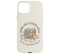 Je Fais Une Promenade Stupide pour Mon Stupide Escargot de santé mentale et cérébrale Coque pour iPhone 15 Plus