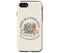 Je Fais Une Promenade Stupide pour Mon Stupide Escargot de santé mentale et cérébrale Coque pour iPhone SE (2020) / 7/8
