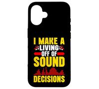 Je Fais Une Vie de Sound Decisions Sound Engineer Coque pour iPhone 16