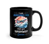 Je Fais Voler Les Avions. Et Vous ? Tasse À Café Unique Tasse À Thé Drôle Mug Cadeau Mignon Pour Bureau Pâques Noël 330 Ml