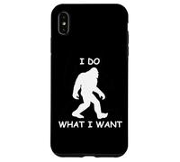 Je Ferai ce Que Je Veux, Sasquatch, forêt, Singe, drôle, Amoureux Coque pour iPhone XS Max