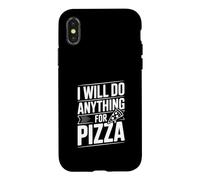 Je Ferai Tout pour Les Amateurs de Pizza | Funny Foodie Coque pour iPhone X/XS