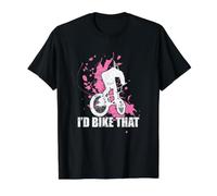 Je Ferais ce vélo avec Passion T-Shirt Graphique avec Valeur, Homme, Noir, M