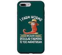 Je Ferme des vers Parce Que l'agriculture régulière est trop Courante Coque pour iPhone 7 Plus/8 Plus