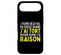 Je Ferme Jamais Ma Gueule Homme Râleur Humour Femme Râleuse Coque pour iPhone Air