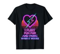 Je flirte pour Le Fun et Je Panique Quand ça Marche Sarcastique T-Shirt Graphique avec Valeur
