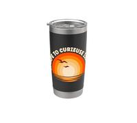 Je fuis vers l'île Curieuse Gobelet isotherme en acier inoxydable double paroi