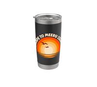 Je fuis vers l'île de Meeru Gobelet isotherme en acier inoxydable double paroi