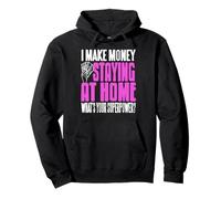 Je Gagne De l'argent chez Moi Citation Super Pouvoir Sweat à Capuche