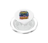 Je Garde Ce Câble on Ne Sait Jamais Humour Technologie PopSockets PopGrip pour MagSafe