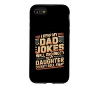 Je Garde Les blagues de Mon père sur Une Fille Bien fondée Coque pour iPhone SE (2020) / 7/8