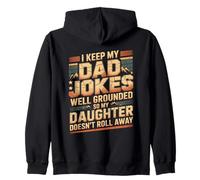 Je Garde Les blagues de Mon père sur Une Fille Bien fondée Sweat à Capuche