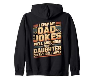 Je Garde Les blagues de Mon père sur Une Fille Bien fondée Sweat à Capuche
