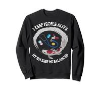 Je Garde Les Gens en Vie, Mes koï, Gardez-Moi en équilibre, Docteur drôle Sweatshirt
