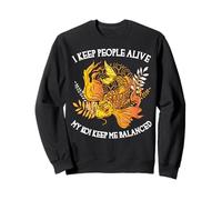 Je Garde Les Gens en Vie, Mes koï, Gardez-Moi en équilibre, Docteur drôle Sweatshirt