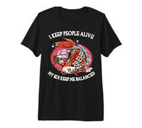 Je Garde Les Gens en Vie, Mes koï, Gardez-Moi en équilibre, Docteur drôle T-Shirt Haut de Gamme