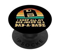 Je Garde Toutes Mes blagues, Papa, Une Base, fête des pères Amusante, Papa PopSockets PopGrip Adhésif
