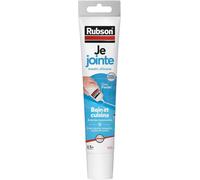 Je Jointe Mastic Transparent 50 Ml,Mastic Étanche Anti-Moisissure En Tube Prêt À L'emploi,Mastic Silicone Durable Pour Joints Sanitaires Spécial Bain & Cuisine