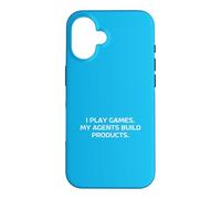 Je Joue à des Jeux Mes Agents créent des Produits Gamers Hackathons Meme Coque pour iPhone 16