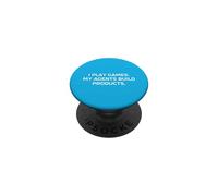 Je Joue à des Jeux Mes Agents créent des Produits Gamers Hackathons Meme PopSockets PopGrip Adhésif