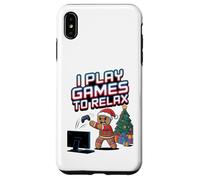Je Joue à des Jeux pour me détendre sur Une Chaise de Jeu en Coque pour iPhone XS Max