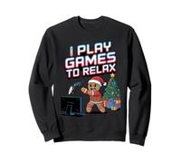 Je Joue à des Jeux pour me détendre sur Une Chaise de Jeu en Sweatshirt