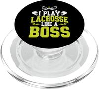 Je Joue à la Crosse comme Un Boss Lacrosse PopSockets PopGrip pour MagSafe