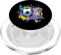 Je Joue au Foot avec énergie éclaboussures de Couleur PopSockets PopGrip pour MagSafe