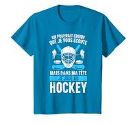 Je Joue Au Hockey Humour Idée Cadeau Hockey sur Glace T-Shirt