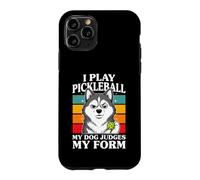 Je Joue au Pickleball, Mon Chien Juge ma Forme Coque pour iPhone 11 Pro
