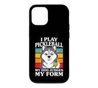 Je Joue au Pickleball, Mon Chien Juge ma Forme Coque pour iPhone 12/12 Pro