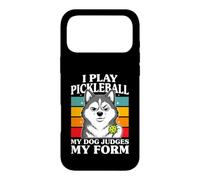 Je Joue au Pickleball, Mon Chien Juge ma Forme Coque pour iPhone 17 Pro Max