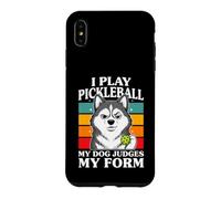 Je Joue au Pickleball, Mon Chien Juge ma Forme Coque pour iPhone XS Max