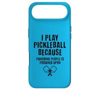Je Joue au Pickleball Parce Que Frapper Les Gens n'est Pas vu Coque pour iPhone Air