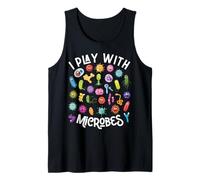 Je Joue avec Les microbes Funny Microbiology Débardeur