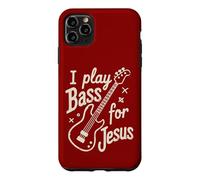 Je Joue de la Basse pour Jésus, Une Guitare Basse et Un Bassiste chrétien Coque pour iPhone 11 Pro Max
