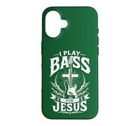Je Joue de la Basse pour Jésus, Une Guitare Basse et Un Bassiste chrétien Coque pour iPhone 16