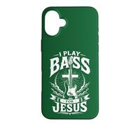 Je Joue de la Basse pour Jésus, Une Guitare Basse et Un Bassiste chrétien Coque pour iPhone 16 Plus