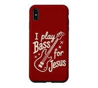 Je Joue de la Basse pour Jésus, Une Guitare Basse et Un Bassiste chrétien Coque pour iPhone XS Max
