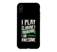 Je Joue de la Clarinette Donc Je suis génial Coque pour iPhone XS Max