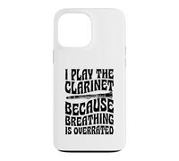 Je Joue de la Clarinette Parce Que la Respiration est surestimée Coque pour iPhone 13 Pro Max