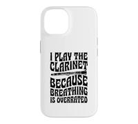 Je Joue de la Clarinette Parce Que la Respiration est surestimée Coque pour iPhone 14