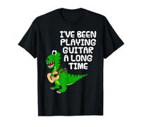 Je Joue de la Guitare Depuis Longtemps, Guitariste Dinosaure T-Shirt