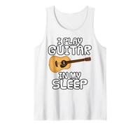 Je joue de la guitare pendant mon sommeil, guitariste drôle Débardeur