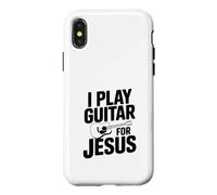 Je Joue de la Guitare pour Jésus Coque pour iPhone X/XS