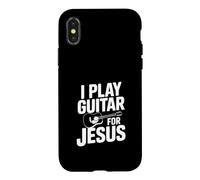 Je Joue de la Guitare pour Jésus Coque pour iPhone X/XS