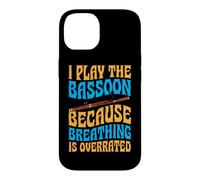 Je Joue du basson Parce Que la Respiration est surestimée Coque pour iPhone 14