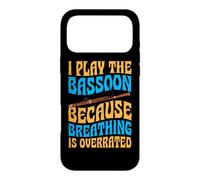 Je Joue du basson Parce Que la Respiration est surestimée Coque pour iPhone 17 Pro Max